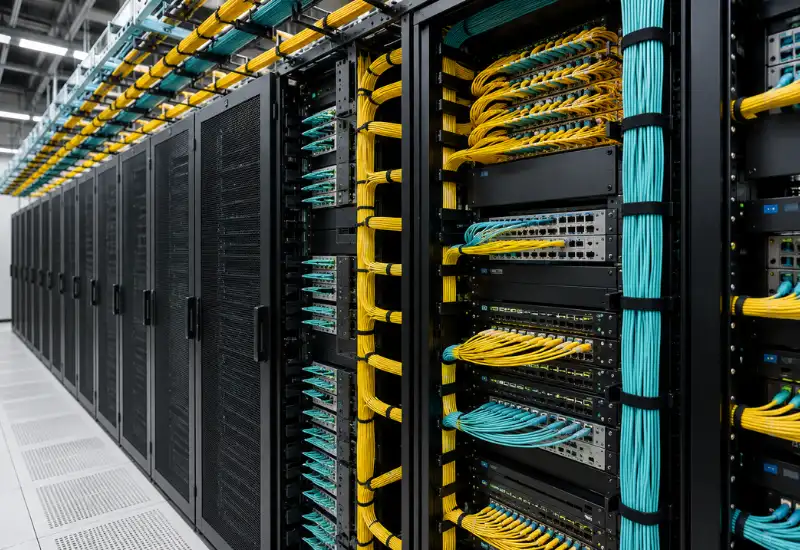 Fibre optic cable installation and splicing on site